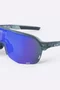 Óculos de Sol HUPI Huez Cinza - Lente Azul Espelhado