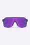 Óculos de Sol HUPI Huez Cinza - Lente Roxo Espelhado