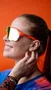 Óculos de Sol  HUPI Huez Laranja/Preto - Lente Laranja Espelhado
