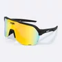 Óculos de Sol HUPI Huez Preto - Lente Dourado Espelhado