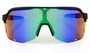 Óculos de Sol HUPI Huez Preto - Lente Verde Espelhado