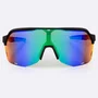 Óculos de Sol HUPI Huez Preto - Lente Verde Espelhado