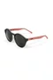Óculos de Sol HUPI Kona Preto Fosco/Coral Lente Cinza