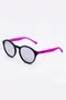 Óculos de Sol HUPI Kona Preto Pink Lente Prata