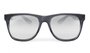 Óculos de Sol HUPI Luppa Armação Cinza Cristal Lente Prata - para rostos GRANDES