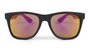 Óculos de Sol HUPI Luppa Armação Preto/Pink Lente Vermelho Espelhado - para rostos GRANDES