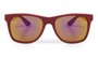 Óculos de Sol HUPI Luppa Armação Vermelho/Preto Lente Vermelho Espelhado - para rostos GRANDES