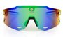 Óculos de Sol HUPI Magnetic Preto/verde - Lente Verde Espelhado