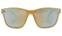 Óculos de Sol HUPI Major Amarelo - Lente Dourado Espelhado
