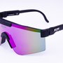 Óculos de Sol HUPI Maverick Preto - Lente Roxo