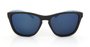 Óculos de Sol HUPI Paso Armação Preto e Azul Lente Azul Espelhado