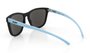 Óculos de Sol HUPI Paso Armação Preto e Azul Lente Azul Espelhado