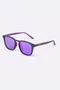 Óculos de Sol HUPI Rookie Cristal Roxo Lente Roxo Espelhado