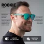 Óculos de Sol HUPI Rookie Cristal Verde Lente Verde Espelhado