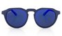 Óculos de Sol HUPI Spike Armação Azul Lente Azul Espelhado