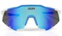 Óculos de Sol  HUPI Stelvio Branco/Azul - Lente Azul Espelhado