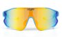 Óculos de Sol HUPI Bornio Azul/Preto - Lente Dourado Espelhado