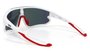 Óculos de Sol HUPI Bornio Branco/Vermelho - Lente Vermelho Espelhado