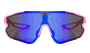 Óculos de Sol HUPI Bornio Rosa - Lente Azul Espelhado