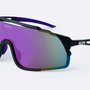 Óculos de Sol HUPI Eagle Preto - Lente Roxo Espelhado