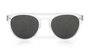Óculos de Sol HUPI Furka Cristal Brilho - Lente Preto - para rostos GRANDES