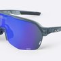 Óculos de Sol HUPI Huez Cinza - Lente Azul Espelhado