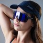 Óculos de Sol HUPI Huez Cinza - Lente Azul Espelhado