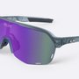 Óculos de Sol HUPI Huez Cinza - Lente Roxo Espelhado
