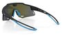 Óculos de Sol HUPI Magnetic Preto/azul - Lente Azul Espelhado