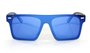 Óculos de Sol HUPI Navajio HUPI Preto - Lente Azul Espelhado