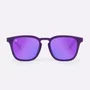 Óculos HUPI Rookie Cristal Roxo Lente Roxo Espelhado