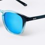 Óculos de Sol HUPI Shine Preto/Azul - Lente Azul Espelhado
