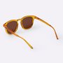 Óculos de Sol HUPI Shine Transparente Laranja - Lente Marrom