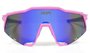 Óculos de Sol  HUPI Stelvio Rosa/Azul - Lente Azul Espelhado