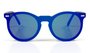 Óculos de Sol HUPI Tulum Preto - Lente Azul Espelhado
