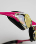Óculos Natação Arena Cobra Swipe Mirror Rosa e Amarelo