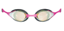 Óculos Natação Arena Cobra Swipe Mirror Rosa e Amarelo