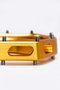 Pedal HUPI Strip Plataforma Rosca 9/16 - Dourado