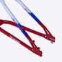 Quadro HUPI Naja V9 Branco/Azul/Vermelho Horizontal