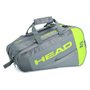 Raqueteira Padel Head Core Combi Cinza e Amarelo