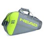 Raqueteira Padel Head Core Combi Cinza e Amarelo