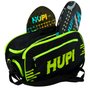 Raqueteira HUPI Pro Preto e Amarelo Neon para Beach Tennis e Padel