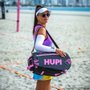 Raqueteira HUPI Pro Preto e Rosa para Beach Tennis e Padel
