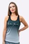 Regata Feminina HUPI Colors Cinza