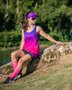 Regata Feminina HUPI Colors Roxo