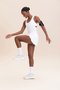 Regata Live Icon Comfort Branco Feminina