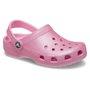 Sandália Crocs Classic Glitter Clog Rosa Feminino