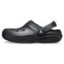 Sandália Crocs Classic Lined Clog Preto Unissex 