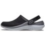 Sandália Crocs LiteRide 360 Clog Preto/Cinza Unissex