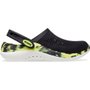 Sandália Crocs LiteRide 360 Marbled Clog Preto/Verde Unissex